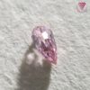0.071 Carat Fancy Intense Pink CGL Japan SI1  Natural Loose Diamond 天然 インテンス ピンク ダイヤモンド  ルース Pear Shape 4