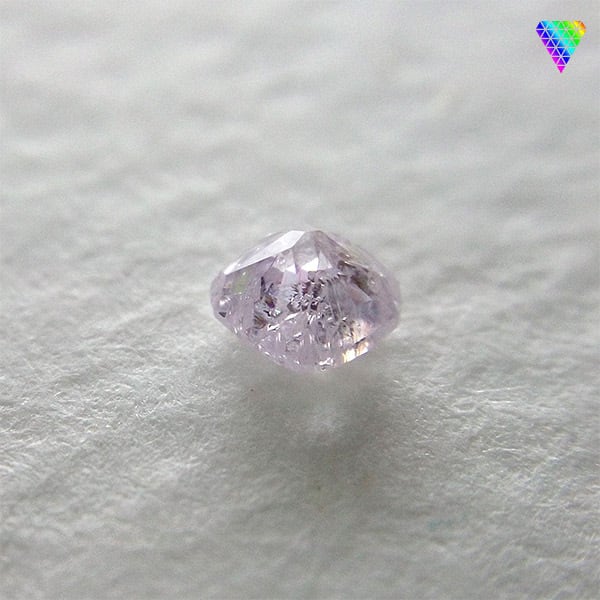 0.114 Carat  Light Pink Purple  ピンク パープル Natural Loose Diamond 天然 ダイヤモンド ルース Natural Loose Diamond 天然 3