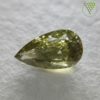 0.558 Carat Fancy Dark Gray Yellowish Green I1 CGL Japan Natural Loose Diamond 天然 グリーン ダイヤモンド ルース Pear Shape 2