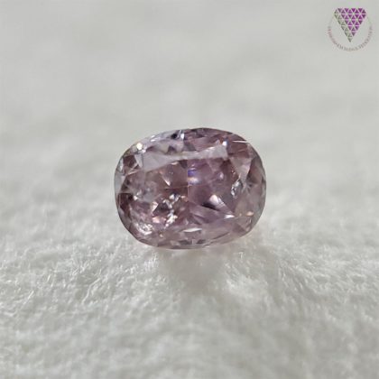 0.061 Carat Fancy Purplish Pink I2 CGL Japan Natural Loose Diamond 天然 パープリッシュ ピンク ダイヤモンド ルース Oval Shape