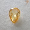 0.218 Carat Fancy Vivid Orange Yellow SI1 Natural Loose Diamond 天然 オレンジ イエロー ダイヤモンド ルース Pear Shape 2