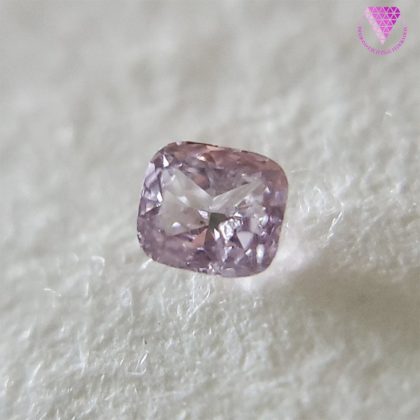 0.104 Carat Fancy Brownish Pink I1 CGL Japan Natural Loose Diamond 天然 ピンク ダイヤモンド ルース Cushion Shape