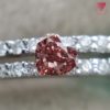 0.114 Carat Fancy Deep Pink SI1 CGL Japan Natural Loose Diamond 天然 ピンク ダイヤモンド ルース  Heart Shape 6