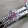 0.232 Carat Fancy Purplish Pink SI2 CGL Japan Natural Loose Diamond 天然 ピンク ダイヤモンド Cushion Shape 6