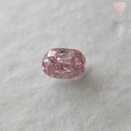 0.071 Carat Fancy Orangey Pink Natural Loose Diamond 天然 ピンク ダイヤモンド