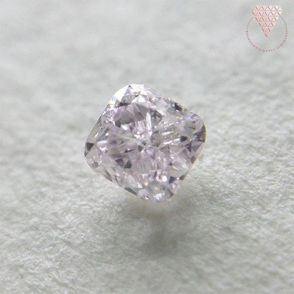 0.132 Carat Light Purplish Pink Natural Loose Diamond 天然 ピンク ダイヤモンド