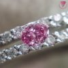 0.037 Carat Fancy Vivid Purplish Pink VVS2 CGL Japan Natural Loose Diamond 天然 ピンク ダイヤモンド ルース Oval Shape ヴィヴィッド パープリッシュ ピンク ダイヤモンド 6