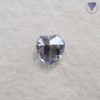 0.027 Carat Light Gray Blue SI1 AGT Japan Natural Loose Diamond 天然 グレイ ブルー ダイヤモンド ルース  Heart Shape 4