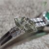 0.271 Carat Fancy Gray Green VS2 CGL Japan Natural Loose Diamond 天然 グレイ グリーン ダイヤモンド Marquise Shape シェイプ 6