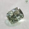 0.406 Carat Fancy Dark Gray Green SI2 CGL Japan Natural Loose Diamond 天然 グレー  グリーン ダイヤモンド ルース Cushion Shape 2