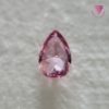 0.058 Carat Fancy Vivid Purplish Pink SI2 CGL Japan Natural Loose Diamond 天然 ピンク ダイヤモンド ルース Pear Shape 4