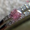 0.077 Carat Fancy Vivid Purplish Pink VS2 CGL Japan Natural Loose Diamond 天然 ピンク ダイヤモンド ルース Cushion Shape 6