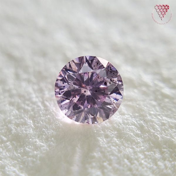 0.136 Carat Fancy Intense Purplish Pink I1 Natural Loose Diamond 天然 ピンク ダイヤモンド Round Shape ルース
