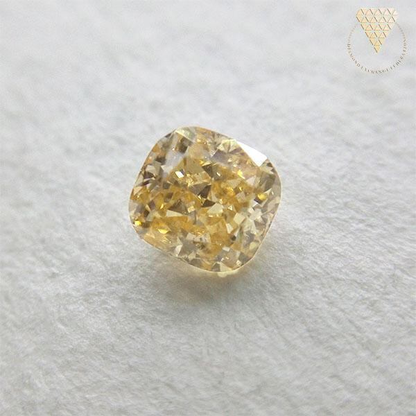0.259 Carat Fancy Orangy SI2 Natural Loose Diamond 天然 イエロー ダイヤモンド