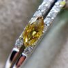 0.084 Carat Fancy Deep Brownish Yellow SI1 CGL Japan Natural Loose Diamond 天然 イエロー ダイヤモンド ルース Marquise Shape シェイプ 6