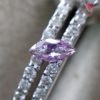 0.055 Carat Fancy Intense Purple Pink SI2 CGL Japan Natural Loose Diamond 天然 ピンク ダイヤモンド Marquise Shape シェイプ　 6