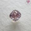 0.232 Carat Fancy Purplish Pink SI2 CGL Japan Natural Loose Diamond 天然 ピンク ダイヤモンド Cushion Shape 2