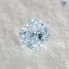 0.096 Carat Fancy Light Greenish Blue VS2 Natural Loose Diamond 天然 ブルー ダイヤモンド Cushion Shape 2