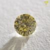 0.518 Carat Fancy Yellow SI2 CGL Japan Natural Loose Diamond 天然 イエロー ダイヤモンド Round Shape 2