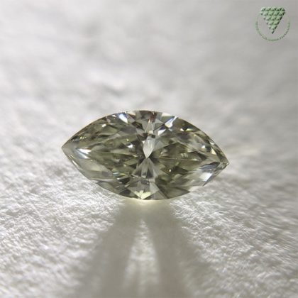 0.271 Carat Fancy Gray Green VS2 CGL Japan Natural Loose Diamond 天然 グレイ グリーン ダイヤモンド Marquise Shape シェイプ