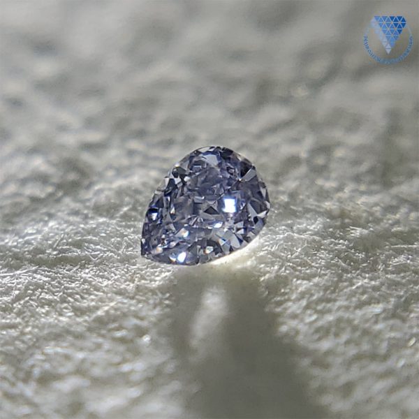 0.033 Carat Fancy Gray Violet VS2 CGL Japan Natural Loose Diamond 天然 ダイヤモンド ルース Pear Shape