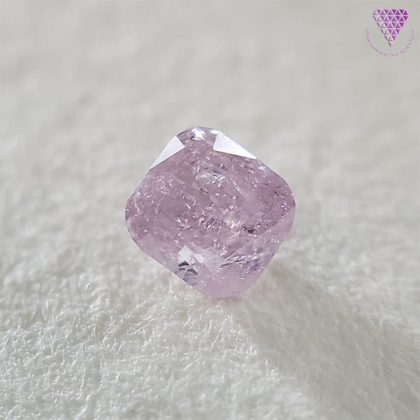 0.142 Carat Fancy Purplish Pink I3 CGL Japan Natural Loose Diamond 天然 ピンク ダイヤモンド Pear Shape