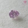 0.061 Carat Fancy Purplish Pink CGL Japan SI2 Natural Loose Diamond 天然 ピンク ダイヤモンド Pear Shape ルース 2
