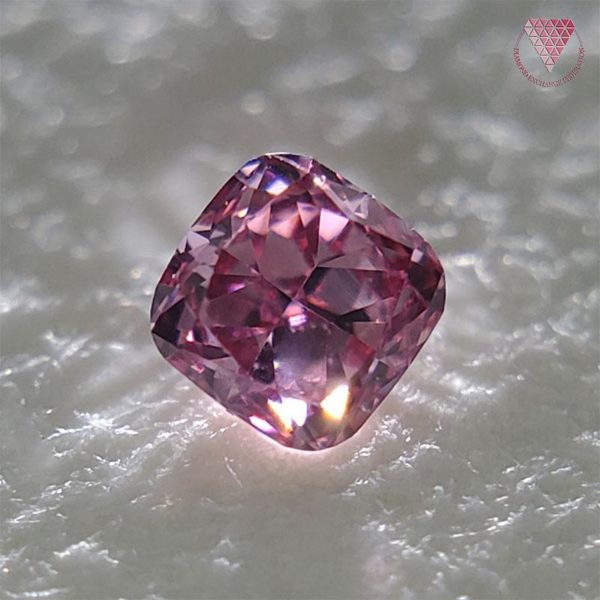 0.029 Carat Fancy Vivid Purplish Pink VS1 Natural Loose Diamond 天然 ピンク ダイヤモンド