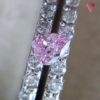 0.032 Carat Fancy Purplish Pink  SI2 CGL Japan  Natural Loose Diamond 天然 ピンク ダイヤモンド Pear Shape 7