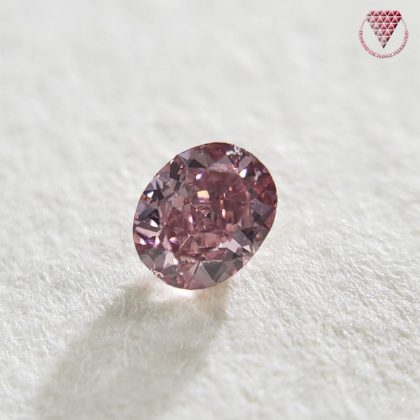 0.063 Carat Fancy Intense Pink VS2 CGL Japan  Natural Loose Diamond 天然 ピンク ダイヤモンド  ルース Oval Shape