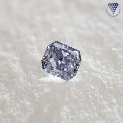 0.062 Carat Fancy Gray Blue SI1 CGL Japan Natural Loose Diamond 天然 グレイ ブルー  ダイヤモンド ルース Radiant Shape