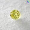 0.118 Carat Fancy Intense Yellow I1 CGL Japan Natural Loose Diamond 天然 イエロー ダイヤモンド ルース Round Shape 2