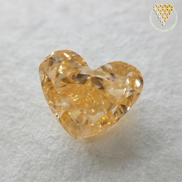 0.913 Carat Fancy Intense Orangy Yellow I1 Natural Loose Diamond 天然 オレンジー イエロー ダイヤモンド