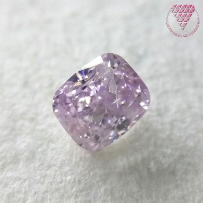 0.1 Carat, Fancy Intense Purplish Pink Natural Diamond, Radiant Shape, VS1 ± Clarity, GIA 2