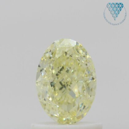 1.01 Carat, Y-Z Natural Diamond, Oval Shape, VS1 Clarity, GIA