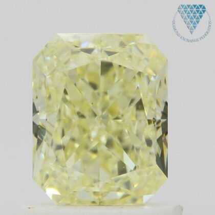 1.11 Carat, Y-Z Natural Diamond, Radiant Shape, VS1 Clarity, GIA