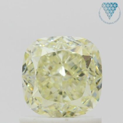 1.32 Carat, S-T Natural Diamond, Cushion Shape, IF Clarity, GIA