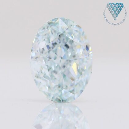 0.61 Carat, Fancy Intense  Yellow Natural Diamond, Oval Shape, VS2 Clarity, GIA 2