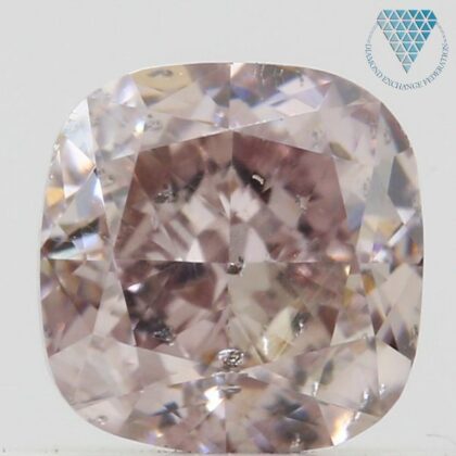 0.40 Carat, Light  Pink Natural Diamond, Oval Shape, I1 Clarity, GIA 5