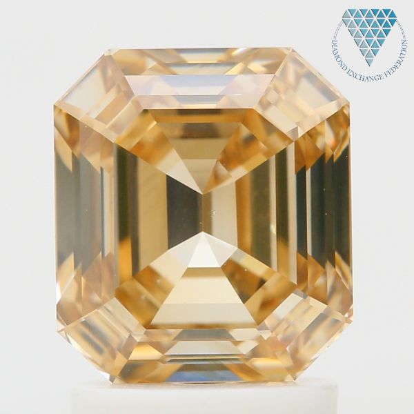 2.03 Carat, Fancy  Brown-Yellow Natural Diamond, Emerald Shape, VS2 Clarity, GIA