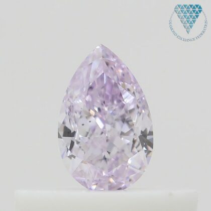0.25 Carat, Fancy Light Pinkish Purple Natural Diamond, Pear Shape, VS2 Clarity, GIA