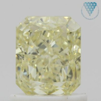 1.10 Carat, Fancy  Yellow Natural Diamond, Radiant Shape, VS1 Clarity, GIA
