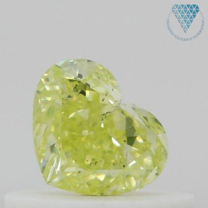 1.00 Carat, Fancy Yellow Natural Diamond, Radiant Shape, VVS2 Clarity, GIA 8