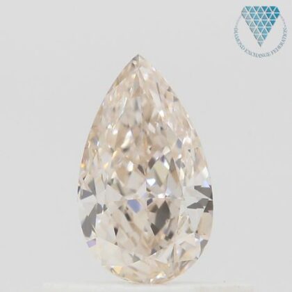 2.01 Carat, L Natural Diamond, Pear Shape, I1 Clarity, GIA