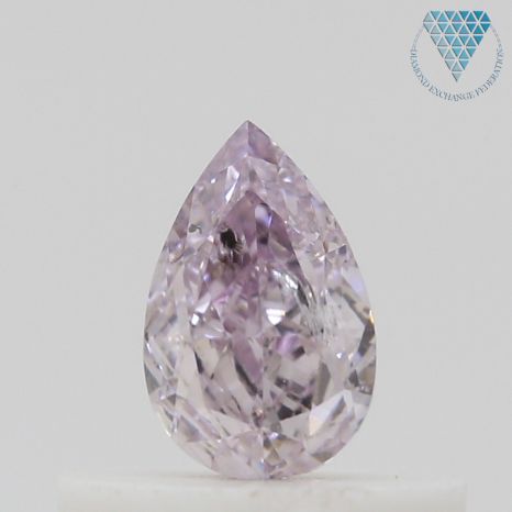 0.31 Carat, Fancy Brownish Purple-Pink Natural Diamond, Pear Shape,  Clarity, GIA 2