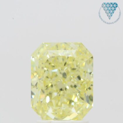 3.02 Carat, Fancy  Yellow Natural Diamond, Radiant Shape, VS2 Clarity, GIA
