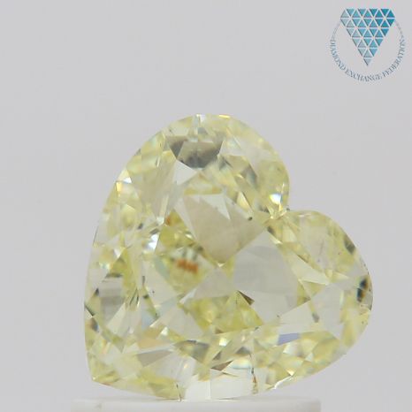 1.50 Carat, W-X Natural Diamond, Heart Shape, SI1 Clarity, GIA