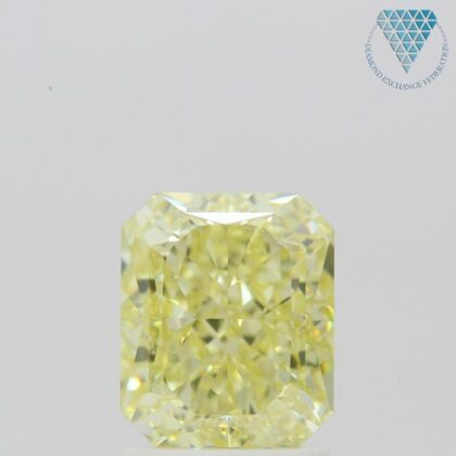 2.01 Carat, Fancy Yellow Natural Diamond, Radiant Shape, VS2 Clarity, GIA