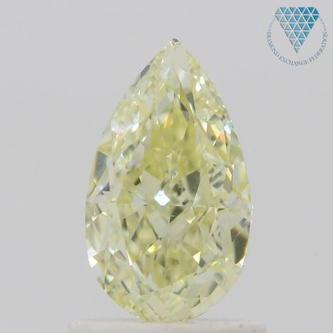 1.05 Carat, W-X Natural Diamond, Pear Shape, VS1 Clarity, GIA