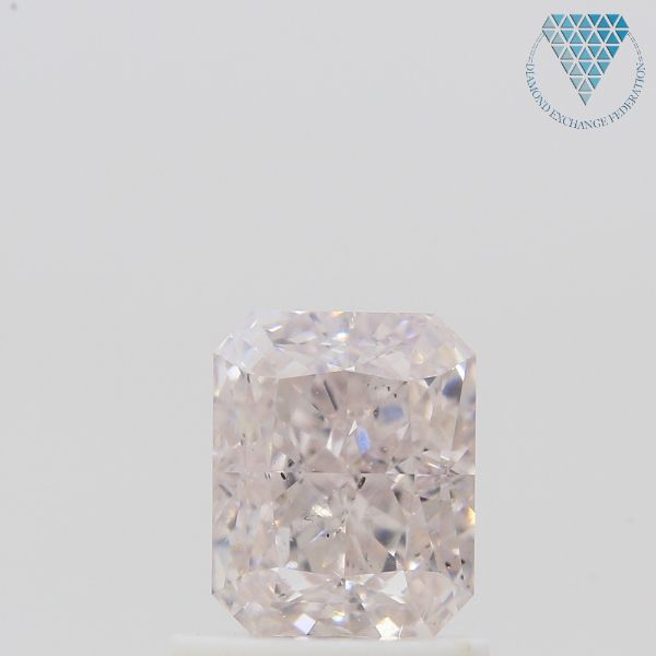1.01 Carat, Light  Pink Natural Diamond, Radiant Shape, SI1 Clarity, GIA